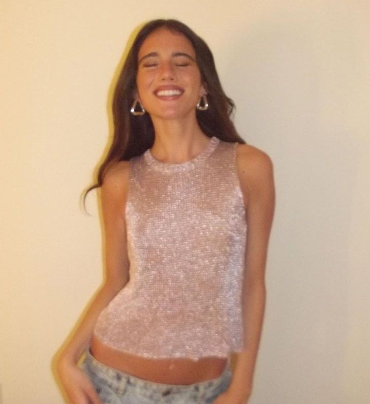 Fashionable See-through Sexy Casual Women's Vest