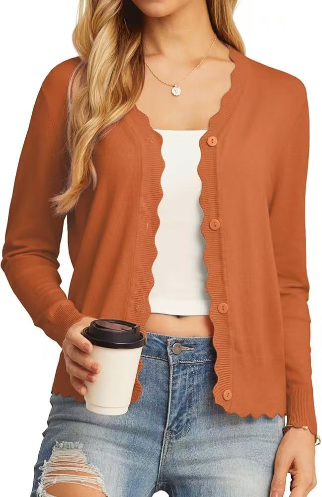 Fashion Short Knitted Cardigan Coat